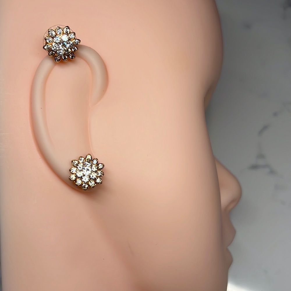 Blooming Flower Stud Earring Set